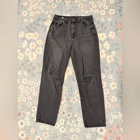 American Eagle Outfitters Black Boyfriend Jeans - Picture 1 of 3